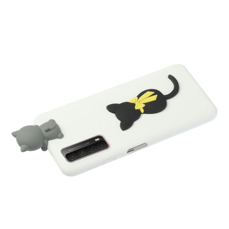 Силиконовый (TPU) чехол UniCase 3D Pattern для Xiaomi Mi 10T / Mi 10T Pro - Cat: фото 4 из 5