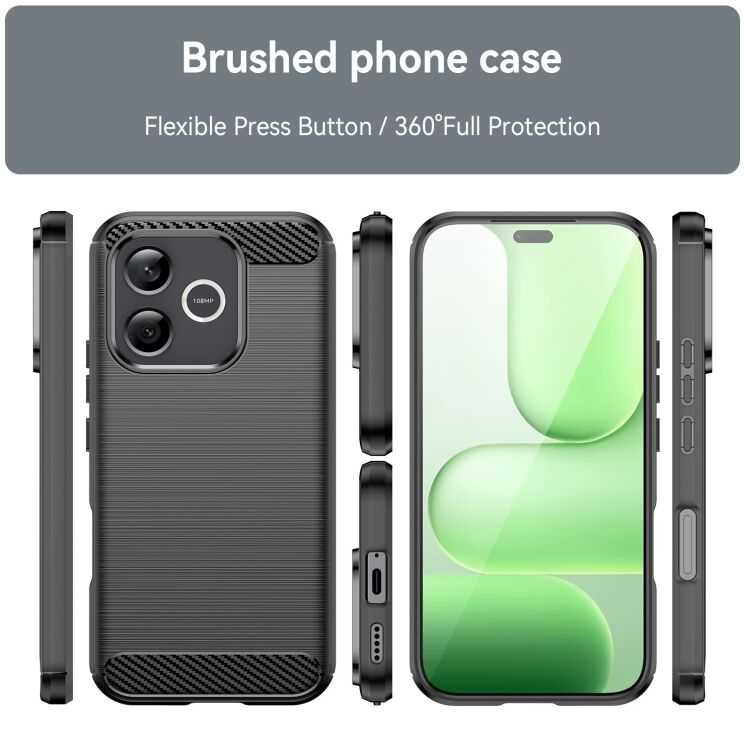 Силиконовый (TPU) чехол UniCase Carbon для Honor 600 Lite - Black (411806B) Силиконовый (TPU) чехол UniCase Carbon для Honor 600 Lite - Black: фото 5 из 10