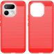 Силіконовий (TPU) чохол UniCase Carbon для Realme 16 Pro - Red (428002R). Фото 2 з 8