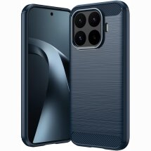 Силиконовый (TPU) чехол UniCase Carbon для Xiaomi 17T - Blue: фото 1 из 9