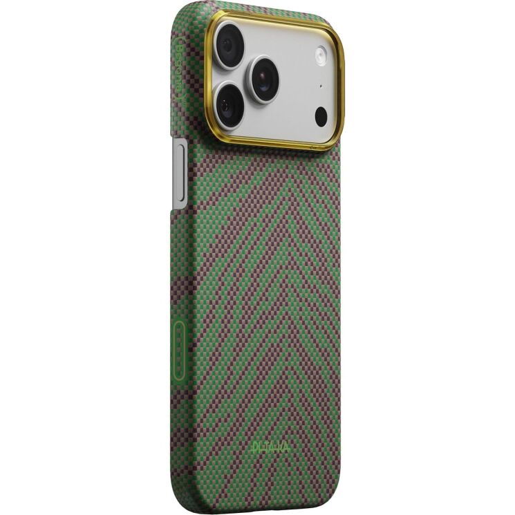Ультратонкий чохол Pitaka Edge Case Breath of Veins для iPhone 17 Pro Max (BV1702PM) - Sprout Surge: фото 2 з 13