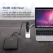 USB HUB Hoco HB1 USB to 4USB 2.0 (1m) - Grey (895642H). Фото 8 из 8