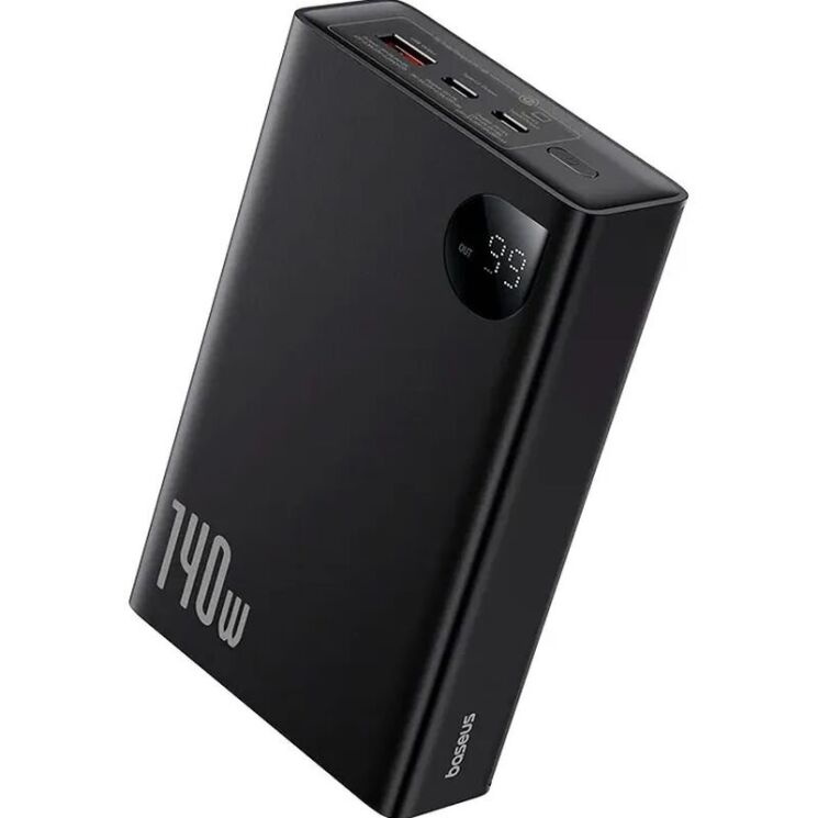 Зовнішній акумулятор Baseus Adaman Digital Display 140W (24000mAh) P10021508113-00 - Black: фото 1 з 22