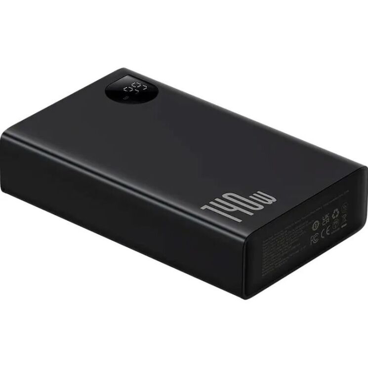 Зовнішній акумулятор Baseus Adaman Digital Display 140W (24000mAh) P10021508113-00 - Black: фото 5 з 22
