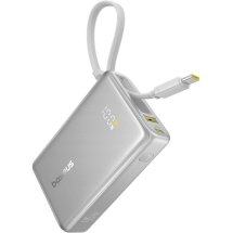 Внешний аккумулятор Baseus PicoGo 45W (10000mAh) + кабель Type-C (P10076803853-00) - Natural Titanium: фото 1 из 23