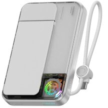 Внешний аккумулятор Sharge ICE Mag3 35W (10000mAh) + кабель Type-C - White: фото 1 из 10