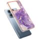 Захисний чохол Deexe Marble Case для Xiaomi 14T Pro - Purple (365641V). Фото 2 из 6