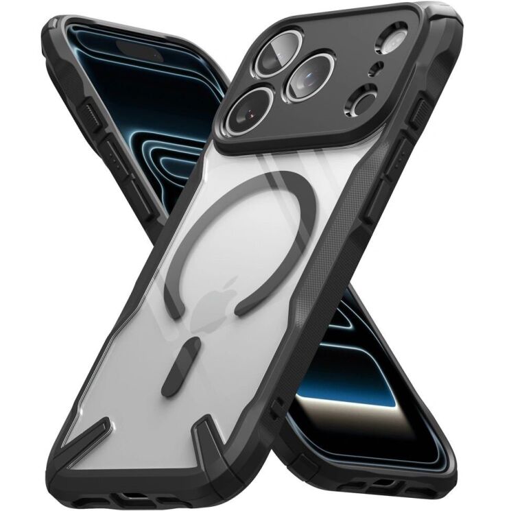 Защитный чехол Ringke Fusion X MagSafe для iPhone 18 Pro Max (8800380461758) - Black (423983B) Защитный чехол Ringke Fusion X MagSafe для iPhone 18 Pro Max (8800380461758) - Black: фото 5 из 22
