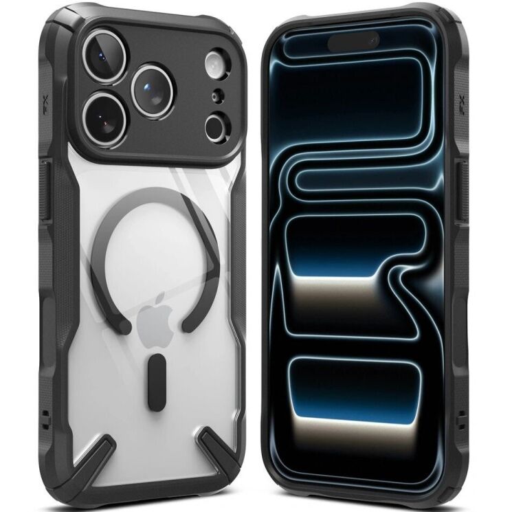 Защитный чехол Ringke Fusion X MagSafe для iPhone 18 Pro Max (8800380461758) - Black (423983B) Защитный чехол Ringke Fusion X MagSafe для iPhone 18 Pro Max (8800380461758) - Black: фото 2 из 22