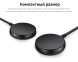 Зарядна док-станція Wireless Charger для Samsung Galaxy Watch 3 / 4 / 4 Classic / 5 / 5 Pro / 6 / 6 Classic / 7 / Ultra / Active / Active 2 / FE (EP-OR825BBRGRU) Технічна упаковка - Black (958138B). Фото 4 з 5