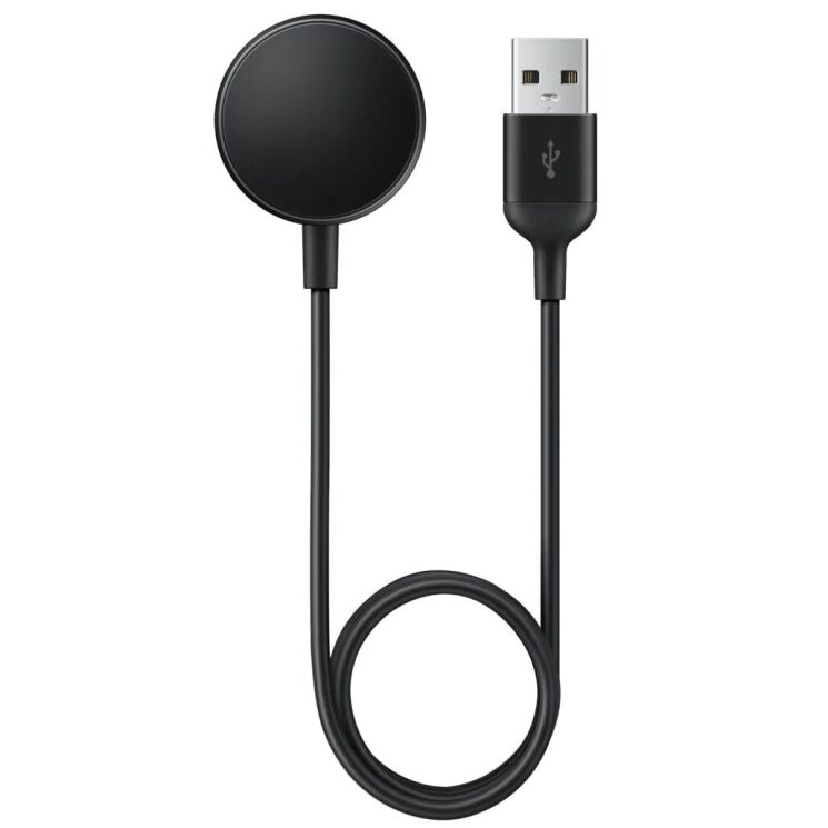 Зарядна док-станція Wireless Charger для Samsung Galaxy Watch 3 / 4 / 4 Classic / 5 / 5 Pro / 6 / 6 Classic / 7 / Ultra / Active / Active 2 / FE (EP-OR825BBRGRU) Технічна упаковка - Black: фото 1 з 5