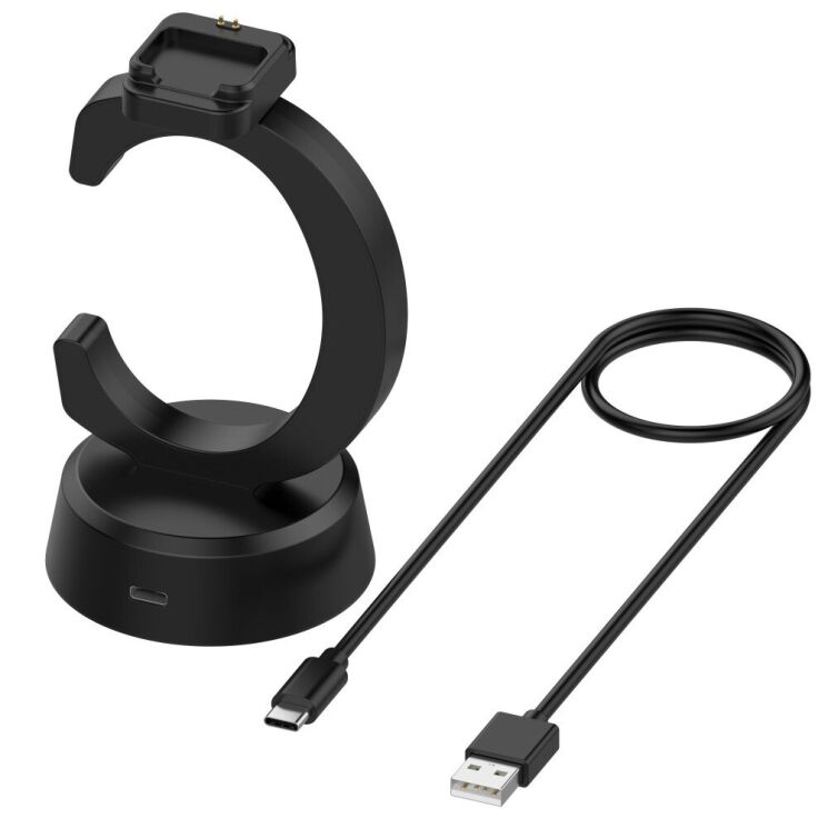 Зарядний пристрій Deexe Dock Charger для Xiaomi Redmi Watch 3 / Watch 2 / Watch 2 Lite - Black: фото 1 з 12
