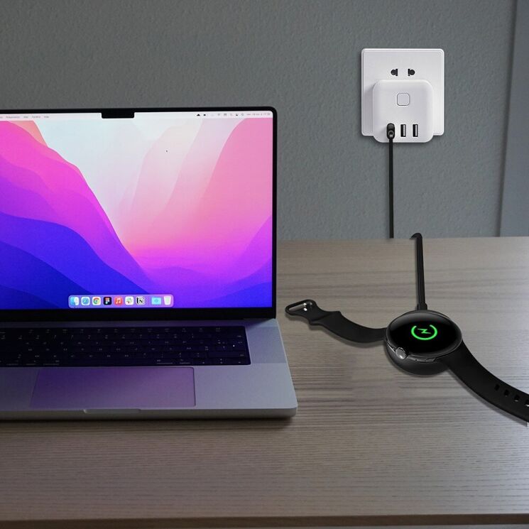 Зарядное устройство Deexe Magnetic Cable для Google Pixel Watch - Black: фото 6 из 6