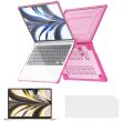 Защитная накладка Enkay Shockproof Cover для Apple MacBook Air 13 (2022/2024) - Pink (323209P)