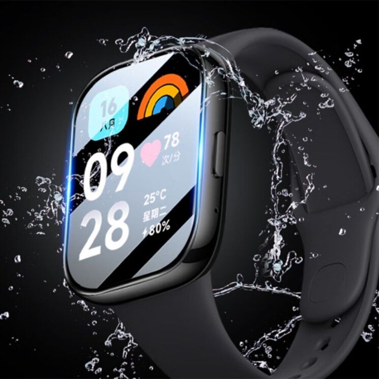 Захисна плівка Deexe 3D Film для Xiaomi Redmi Watch 3 Active / 3 Lite - Black: фото 5 з 5