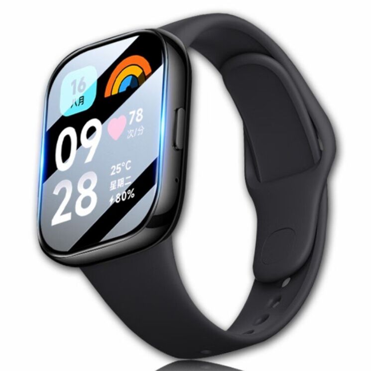 Захисна плівка Deexe 3D Film для Xiaomi Redmi Watch 3 Active / 3 Lite - Black: фото 3 з 5