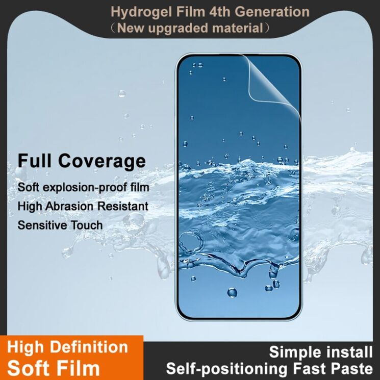 Защитная пленка IMAK Hydrogel Clear Film для Xiaomi Redmi Note 15 Pro 5G: фото 3 из 8