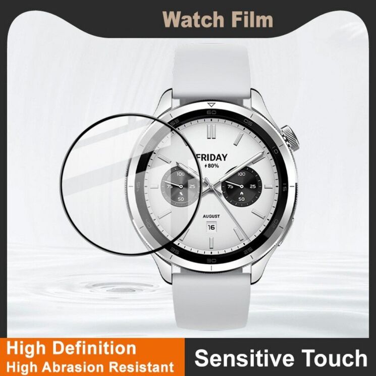 Защитная пленка IMAK Watch Film для Xiaomi Watch S4 - Black: фото 4 из 9