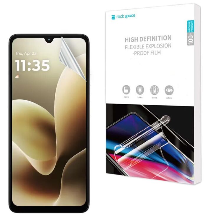 Защитная пленка на экран RockSpace Explosion-Proof SuperClear для Motorola Moto G06 Power (402400) Защитная пленка на экран RockSpace Explosion-Proof SuperClear для Motorola Moto G06 Power: фото 1 из 10