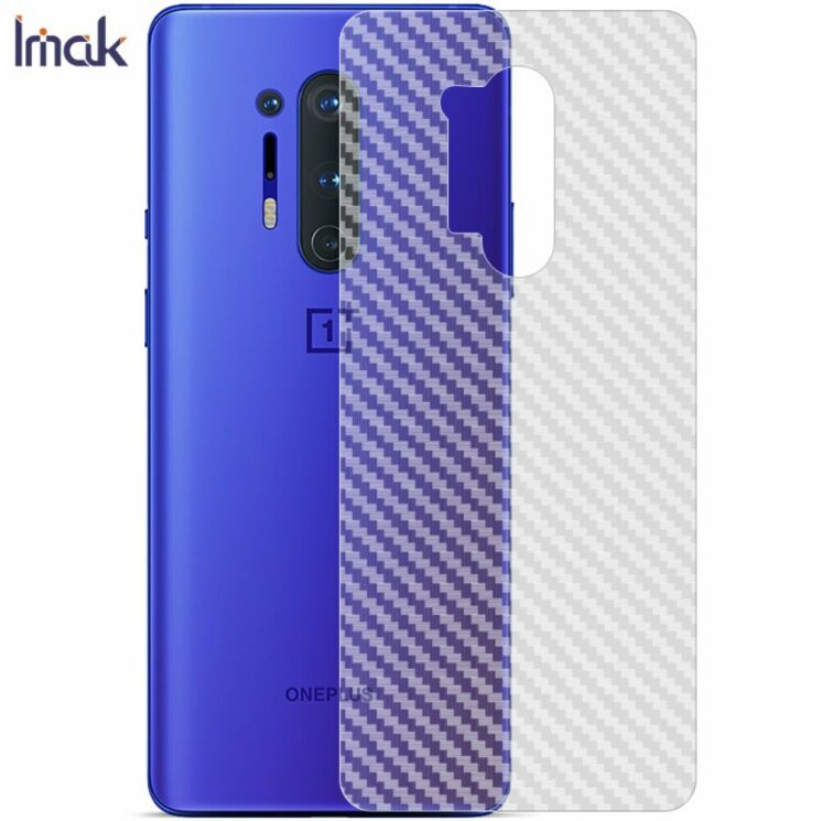 Защитная пленка на заднюю панель IMAK Back Film для OnePlus 8 Pro - Carbon Fiber: фото 1 из 17