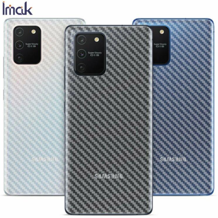 Защитная пленка на заднюю панель IMAK Carbon для Samsung Galaxy S10 Lite (G770): фото 7 из 11