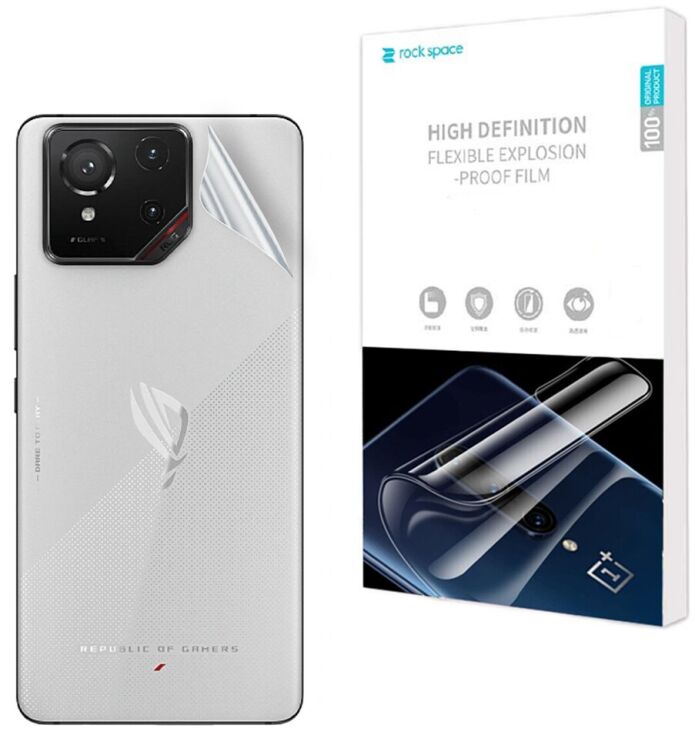 Захисна плівка на задню панель RockSpace SuperClear для ASUS ROG Phone 9: фото 1 з 9