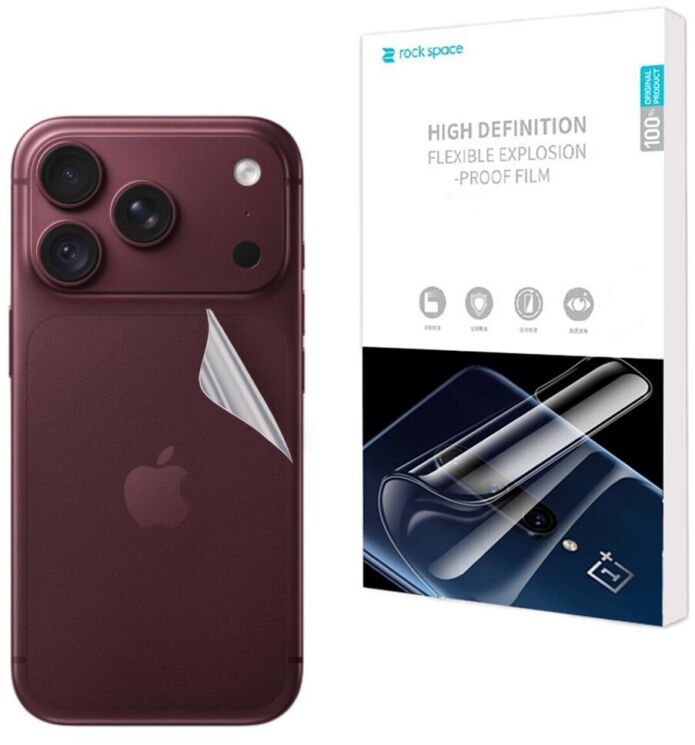 Защитная пленка на заднюю панель RockSpace Explosion-Proof SuperClear для iPhone 18 Pro: фото 1 из 9
