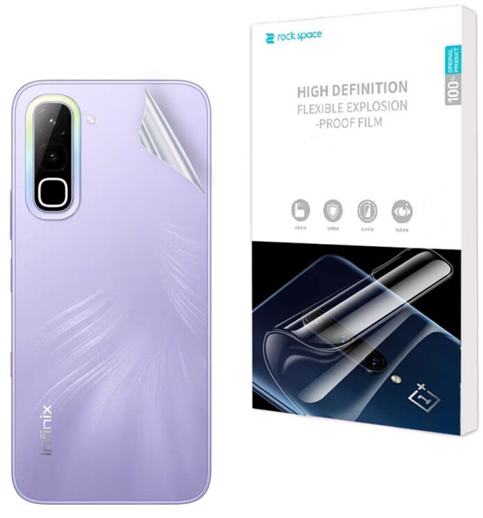 Защитная пленка на заднюю панель RockSpace SuperClear для Infinix Hot 70 (422009) Защитная пленка на заднюю панель RockSpace SuperClear для Infinix Hot 70: фото 1 из 9
