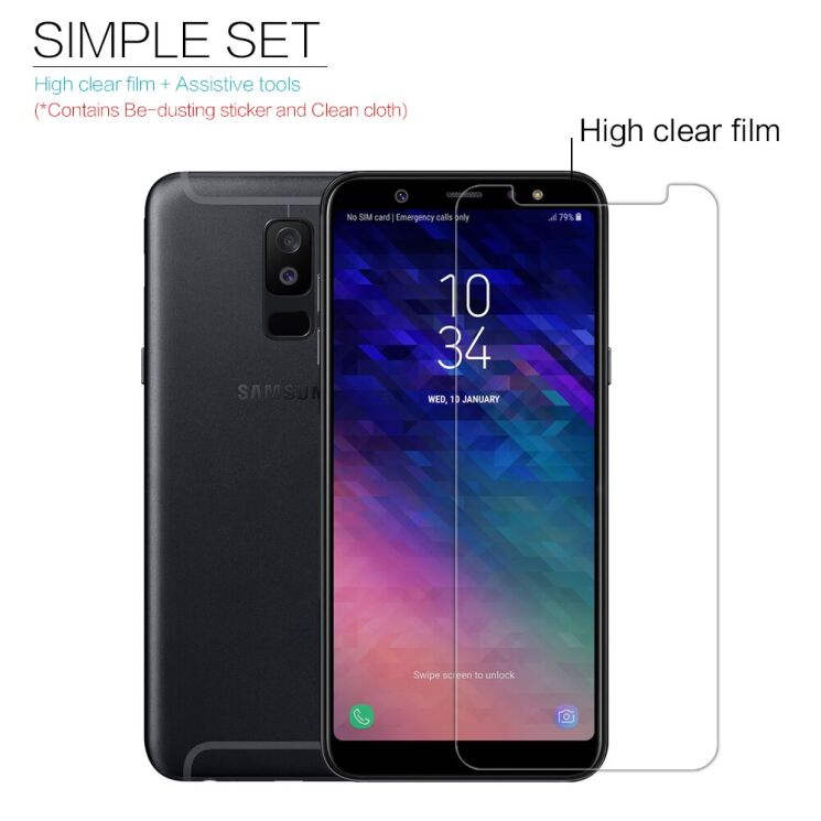 Захисна плівка NILLKIN Crystal для Samsung Galaxy A6+ 2018 (A605): фото 10 з 12