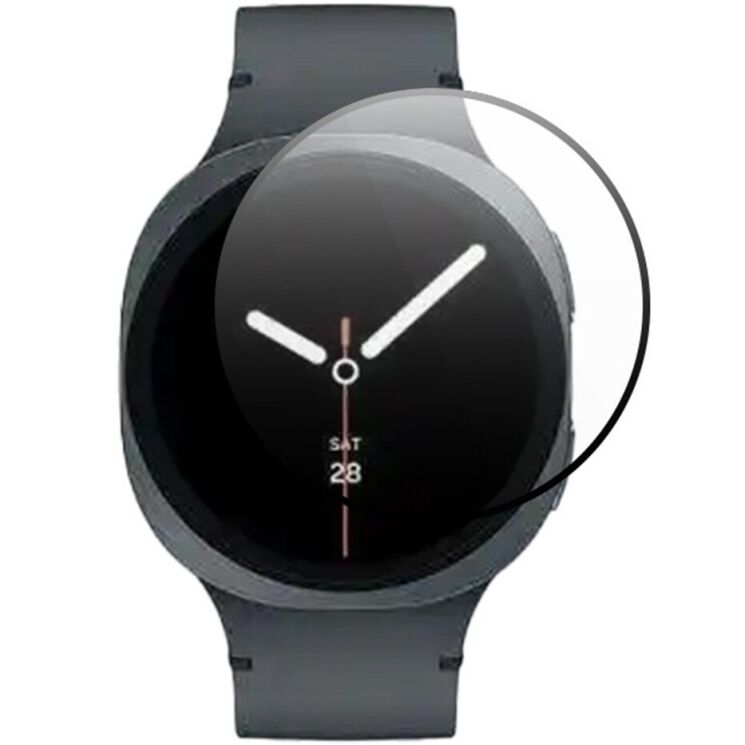 Защитная пленка RURIHAI 3D Curved Film для Samsung Galaxy Watch 8 (44mm) - Black: фото 1 из 5