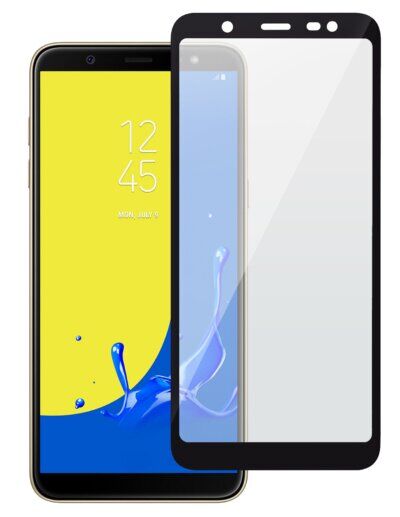Захисне скло 2E Basic 3D Full Glue для Samsung Galaxy J8 2018 (J810) - Black: фото 1 з 6