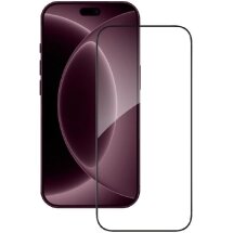Защитное стекло ACCLAB Full Glue для iPhone 18 Pro - Black: фото 1 из 7