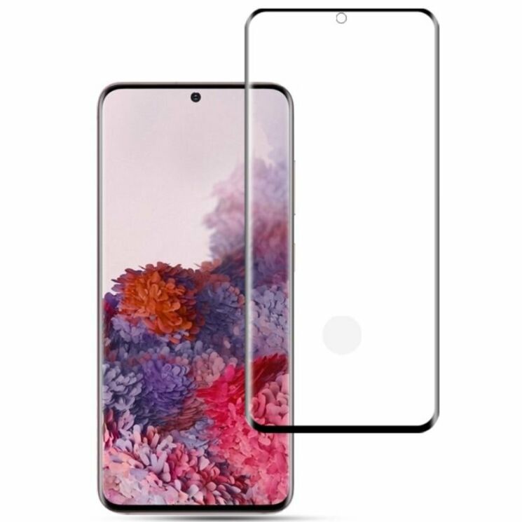 Защитное стекло AMORUS 3D Full Glue для Samsung Galaxy S20 (G980) - Black: фото 1 из 6