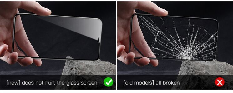 Защитное стекло BASEUS Full Covering 0.23mm для Apple iPhone XR - Black: фото 13 из 20