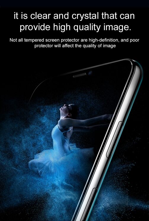Защитное стекло BASEUS Full Covering 0.23mm для Apple iPhone XR - Black: фото 15 из 20