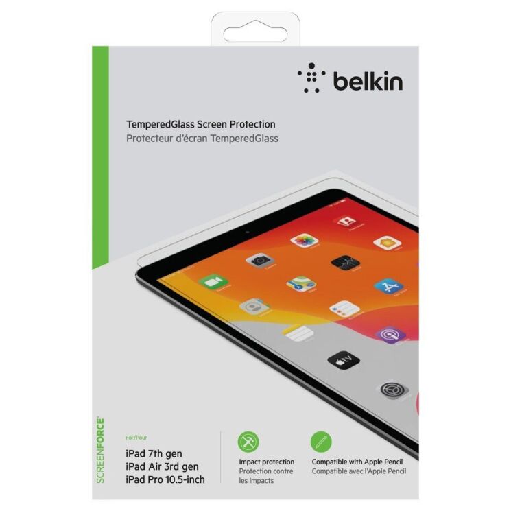 Защитное стекло Belkin ScreenForce для Apple iPad Air 10.5 (2019): фото 5 из 6
