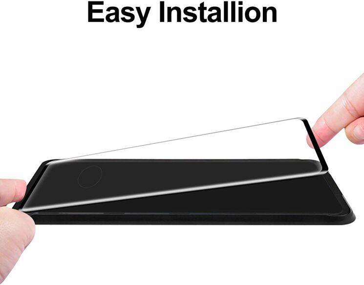 Защитное стекло Deexe 5D Full Glue для Samsung Galaxy Note 10 (N970) - Black: фото 3 из 3