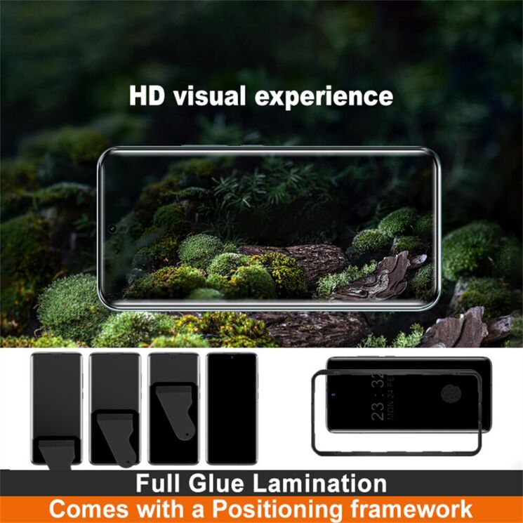 Защитное стекло IMAK 3D Curved Full Glue для Xiaomi Redmi Note 15 Pro Plus / Poco M8 Pro 5G - Black: фото 3 из 8