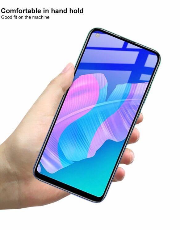 Защитное стекло IMAK 5D Pro+ Full Glue для Huawei P40 Lite E - Black: фото 7 из 11