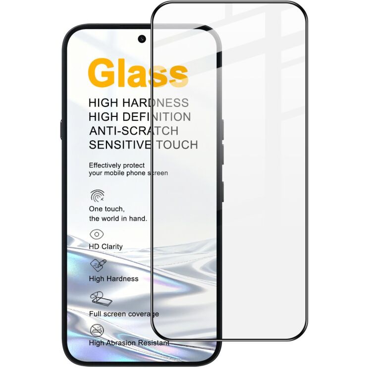 Защитное стекло IMAK 5D Pro+ Full Glue для Nothing Phone (4a) Pro - Black (411421B) Защитное стекло IMAK 5D Pro+ Full Glue для Nothing Phone (4a) Pro - Black: фото 1 из 10