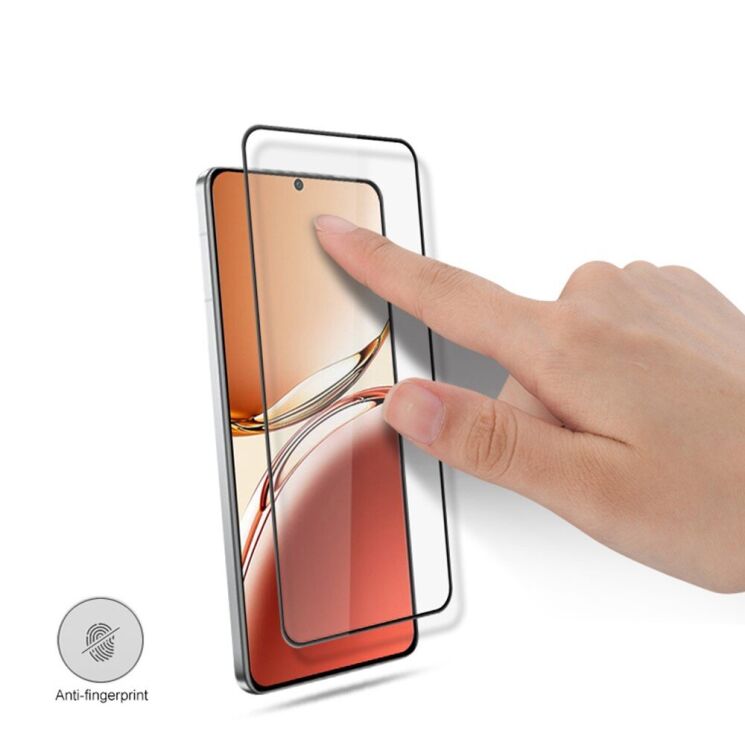 Защитное стекло MOCOLO Full Glue Cover для OPPO Reno 12 F/FS - Black: фото 4 из 9