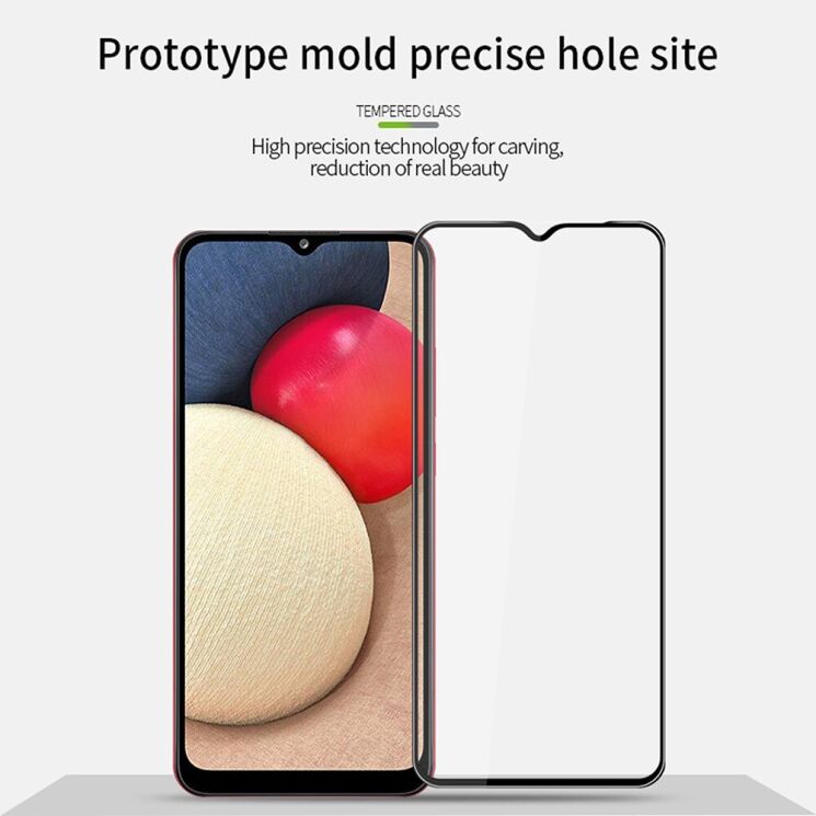 Защитное стекло MOFI Full Glue Protect для Samsung Galaxy A03s (A037) - Black: фото 8 из 15
