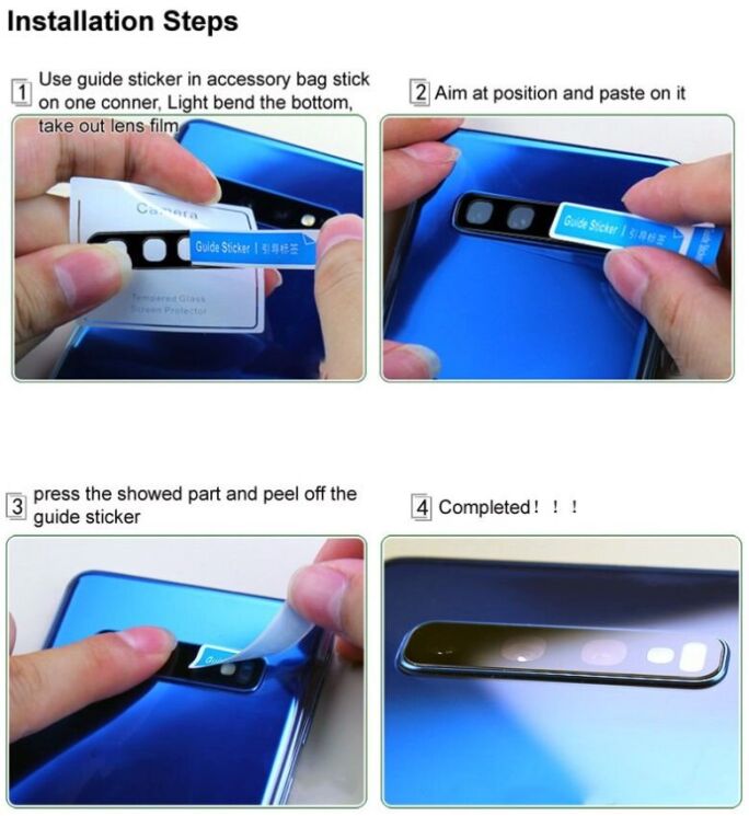 Захисне скло на камеру IMAK Black Glass Lens для Motorola Edge 50 Ultra - Black: фото 6 з 7