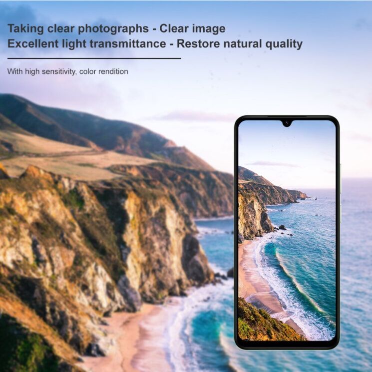 Защитное стекло на камеру IMAK Black Glass Lens для Xiaomi Redmi A5 - Black: фото 7 из 8