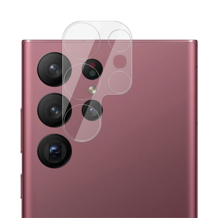 Защитное стекло на камеру IMAK Integrated Lens Protector для Samsung Galaxy S23 Ultra: фото 3 из 11