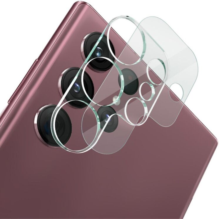 Защитное стекло на камеру IMAK Integrated Lens Protector для Samsung Galaxy S23 Ultra: фото 1 из 11