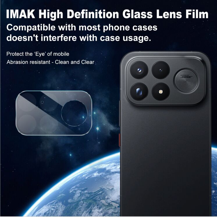 Захисне скло на камеру IMAK Lens Protector для Xiaomi Poco F9 Ultra: фото 2 з 7