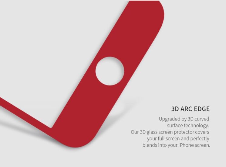Захисне скло NILLKIN 3D AP + Pro для Apple iPhone 7 Plus / 8 Plus - Black: фото 7 з 26