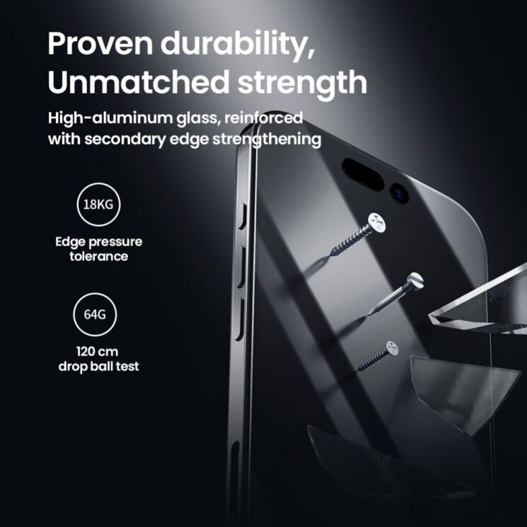 Захисне скло NILLKIN Amazing CP+ PRO для Apple iPhone 16 Pro - Black: фото 9 з 13