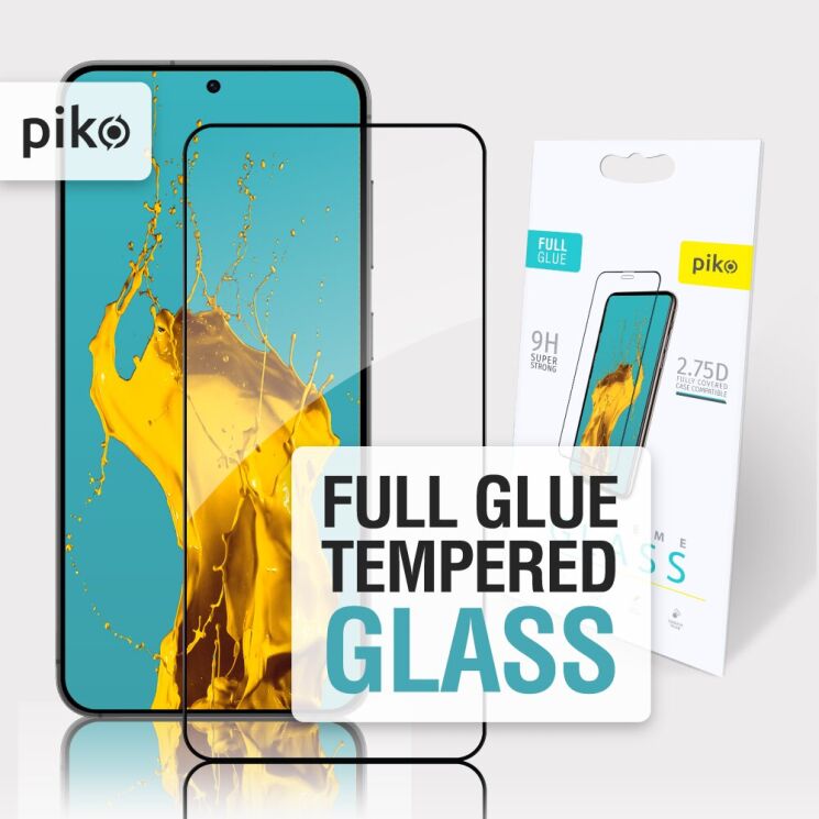 Защитное стекло Piko Full Glue для Samsung Galaxy S24 (S921) - Black: фото 2 из 5